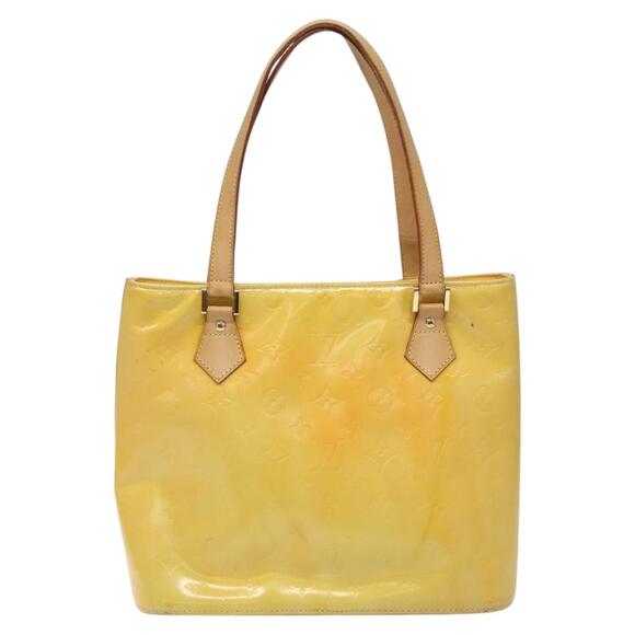 LOUIS VUITTON Monogram Vernis Houston Hand Bag Gris M91053 - Picture 2 of 16